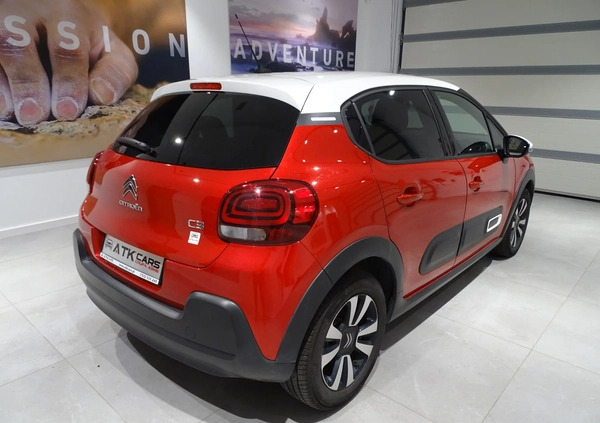 Citroen C3 cena 78900 przebieg: 11500, rok produkcji 2022 z Siechnice małe 92